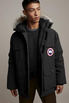 Chamarras Canada Goose Hombre México - Expedition Abrigos Negros EQ3421056